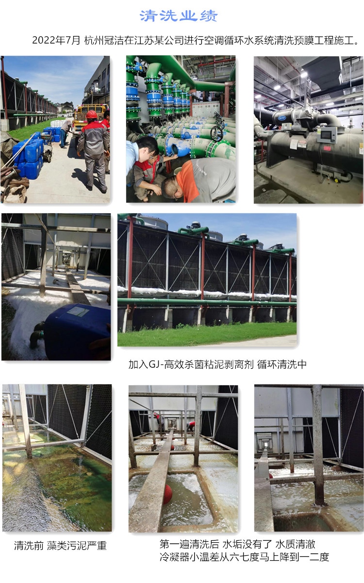 江苏嘉合建设空调循环水系统大香蕉导航网址预膜(冷却塔)2022.7.20 江苏嘉合建设空调循环水系统大香蕉导航网址预膜(冷却塔)2022.7.20